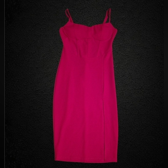 Thirty Thirty LA Red Corset Bodycon Dress M EUC - Picture 2 of 14